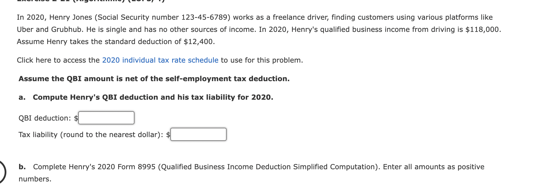 Solved In Henry Jones Social Security Number Chegg