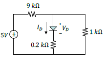 Solved Find The Q Point Id Vd For The Diode Circuit Chegg