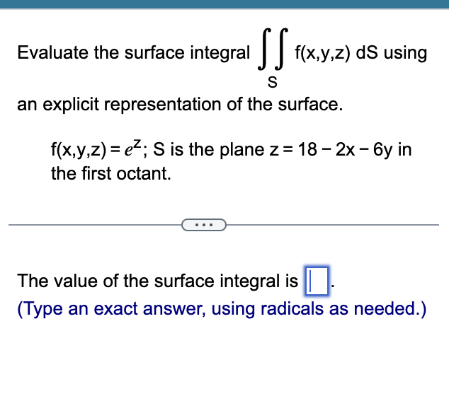 Evaluate The Surface Integral Sf X Y Z DS Usingan Chegg