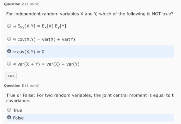 Solved For Independent Random Variables X And Y Which Of Chegg