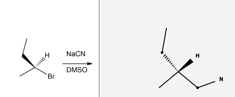 Solved Sodium Cyanide Reacts With 2 Bromobutane In Chegg