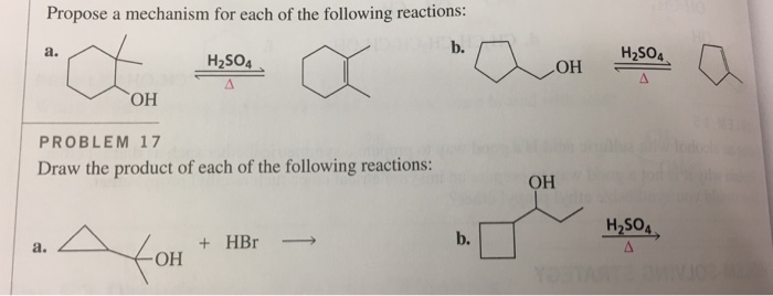 Solved Propose A Mechanism For Each Of The Following Chegg