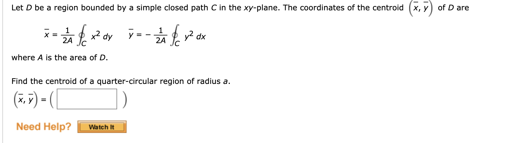 Solved Let D Be A Region Bounded By A Simple Closed Path C Chegg