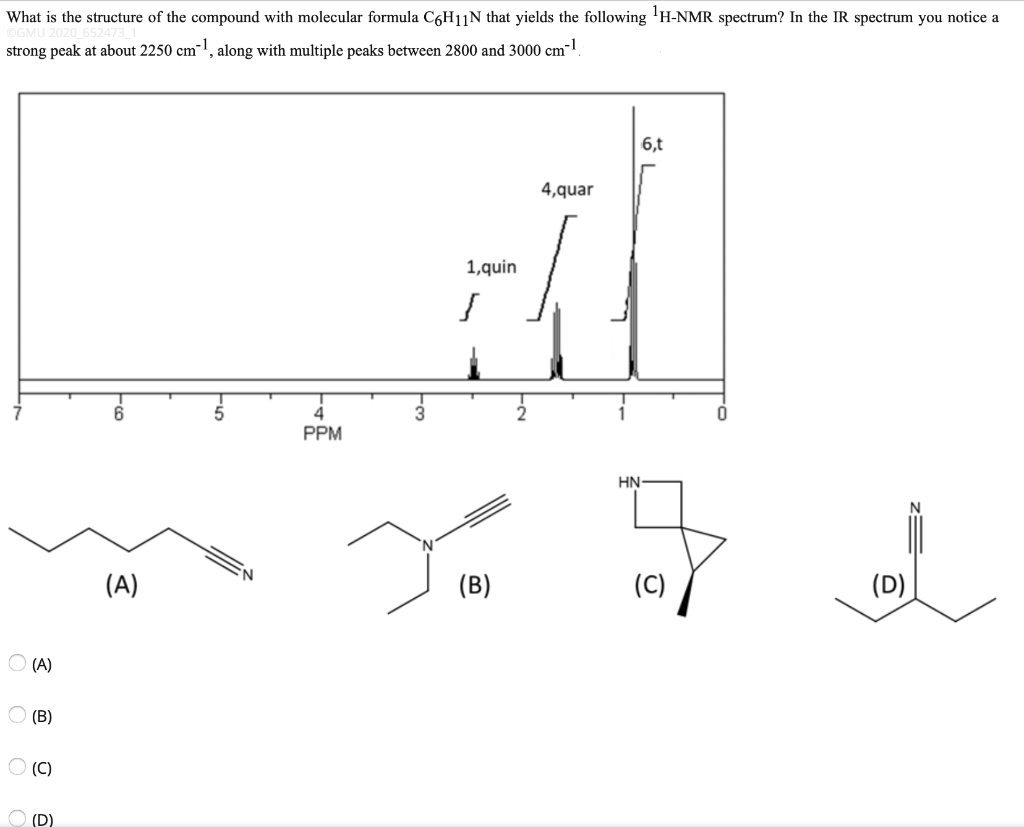 Solved What Is The Structure Of The Compound With Molecular Chegg