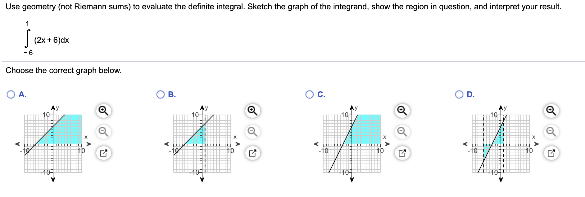 Solved Use Geometry Not Riemann Sums To Evaluate The Chegg