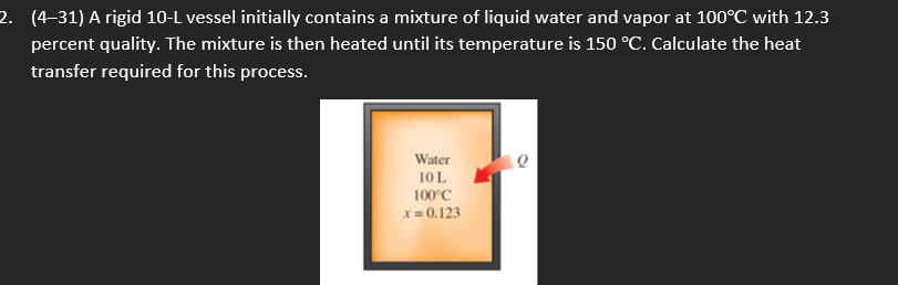 Solved A Rigid L Vessel Initially Contains A Chegg