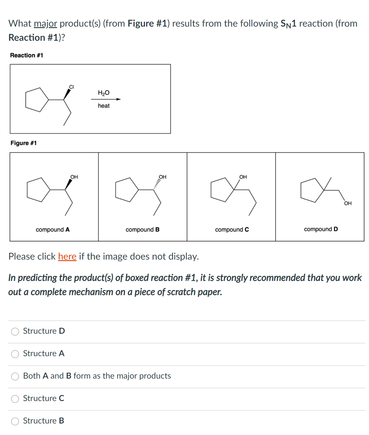 Solved What Major Product S From Figure Results From Chegg