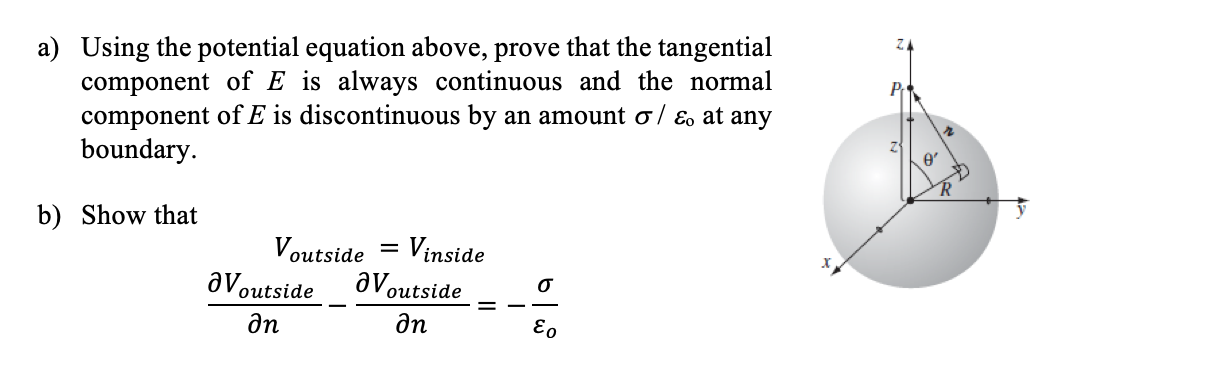 Solved At E Problem Pts The Electric Potential Chegg