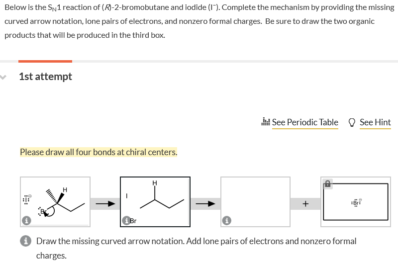 Solved Below Is The Sn1 Reaction Of R 2 Bromobutane And Chegg