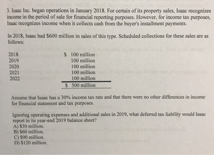 Solved Isaac Inc Began Operations In January For Chegg