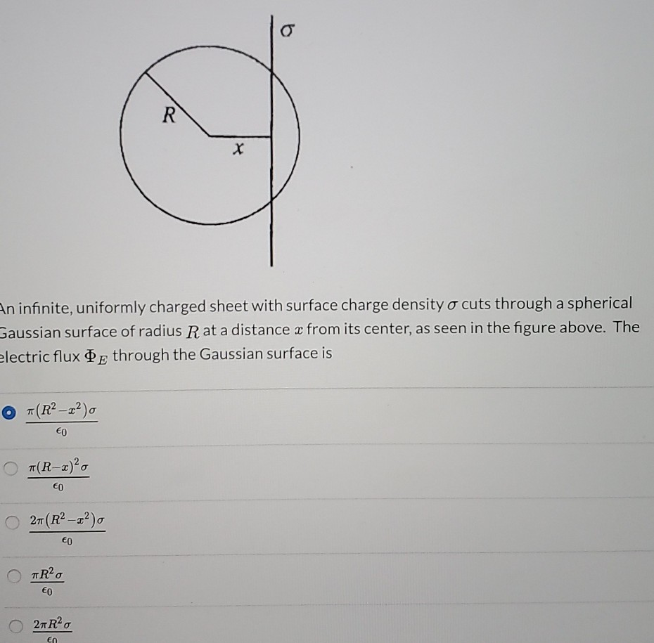 Solved An Infinite Uniformly Charged Sheet With Surface Chegg