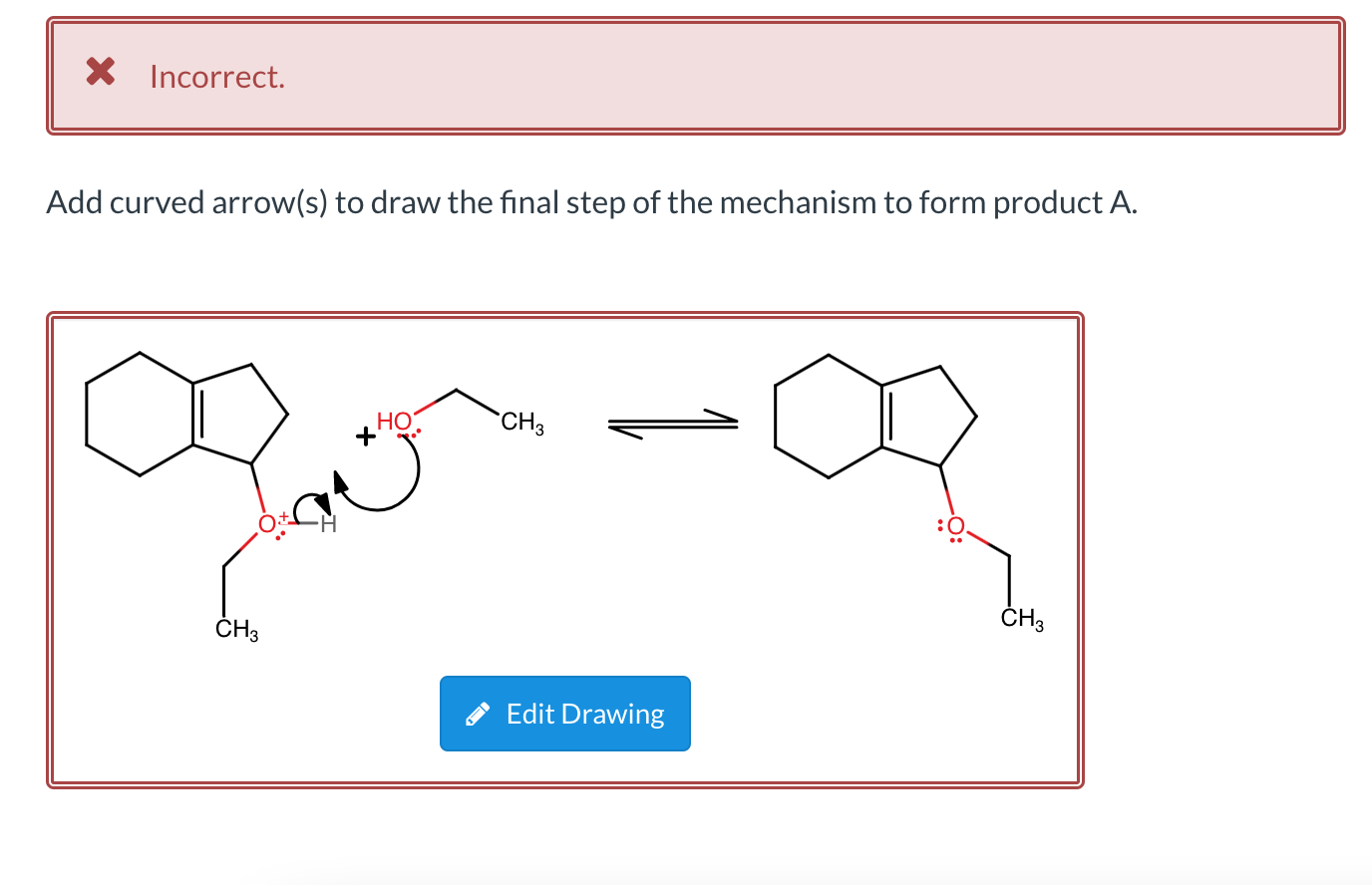 Solved Correct Add Curved Arrow S To Draw Step Of The Chegg