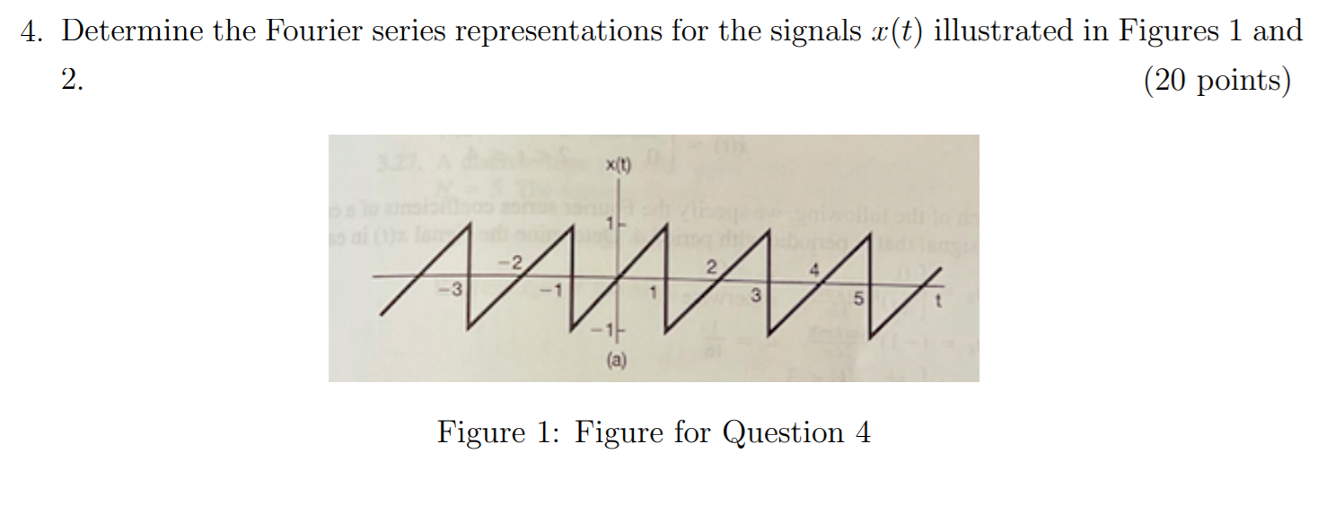 Solved Determine The Fourier Series Representations For Chegg