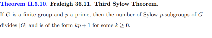 Solved If P Is A Normal Sylow P Subgroup Of A Finite Chegg