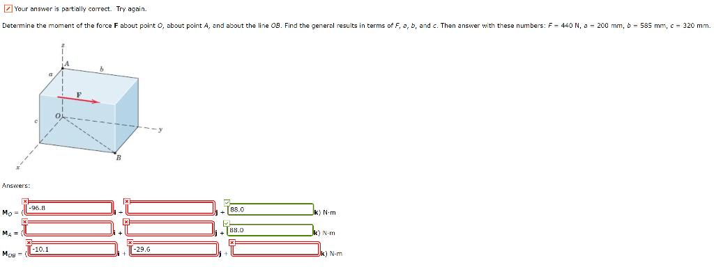 Solved Your Answer Is Partially Correct Try Again Chegg