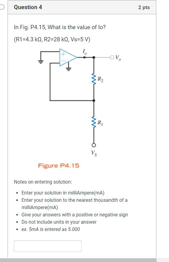 Solved Question Pts In Fig P What Is The Value Of Chegg