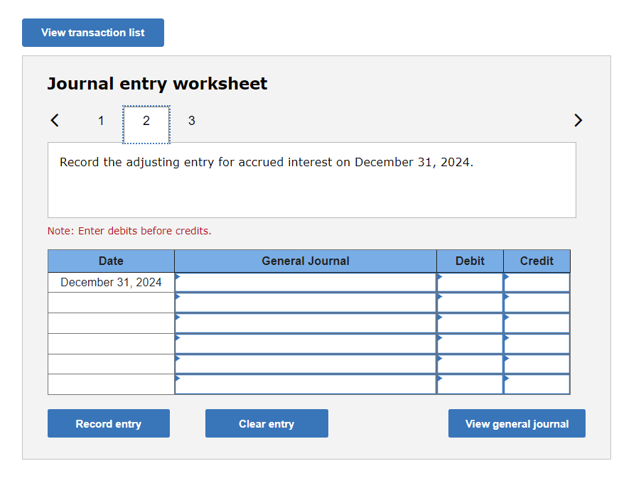 Solved Journal Entry Worksheet Record The Adjusting Entry Chegg