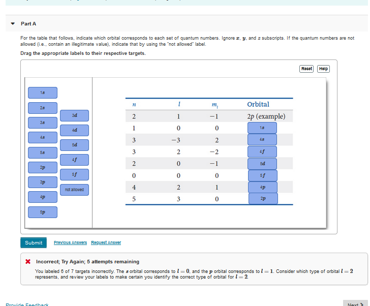 Solved Part A For The Table That Follows Indicate Which Chegg