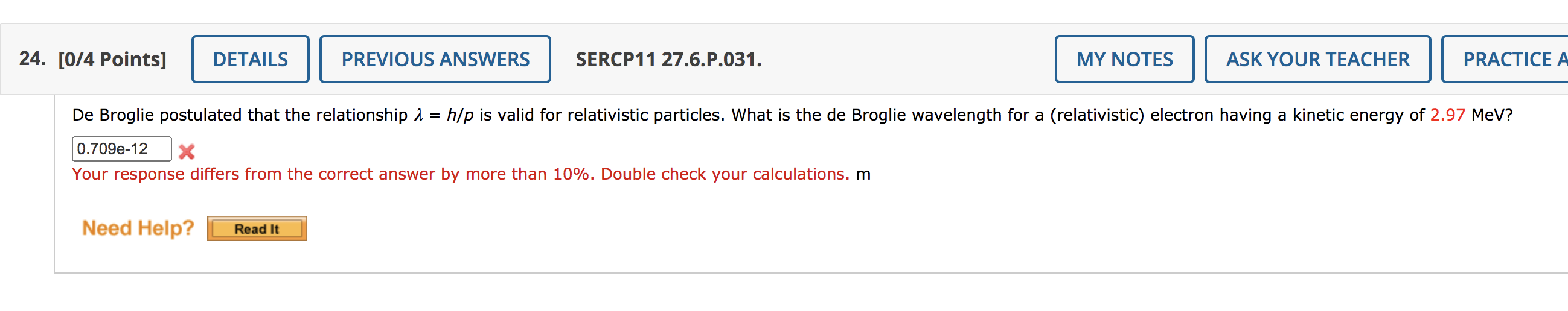 Solved Points Details Previous Answers Sercp Chegg