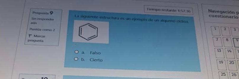 Solved Tiempo Restante Pregunta Sin Responder Chegg