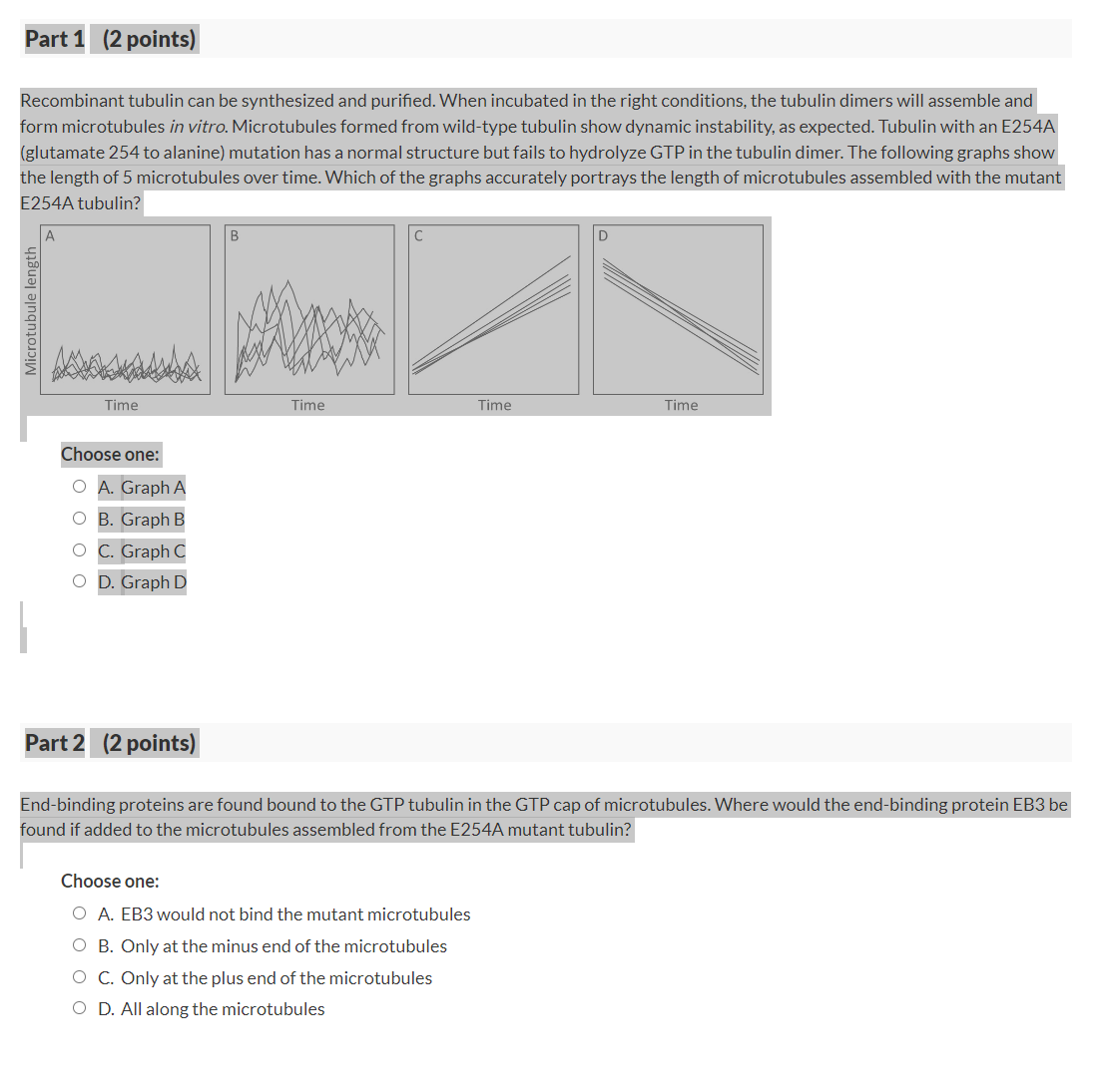 Solved Recombinant Tubulin Can Be Synthesized And Purified Chegg