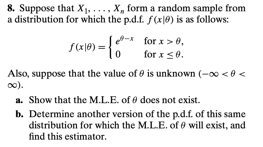 Solved Suppose That X Xn Form A Random Sample From A Chegg