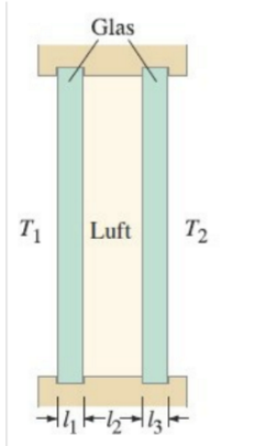 Solved A Double Pane Window Consists Of Two Panes Of Glas