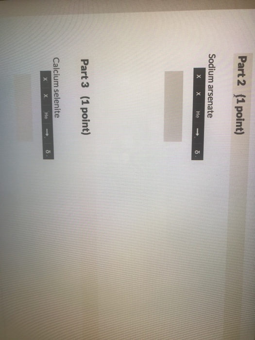 Solved Question Points Give The Formula And Charge Of Chegg