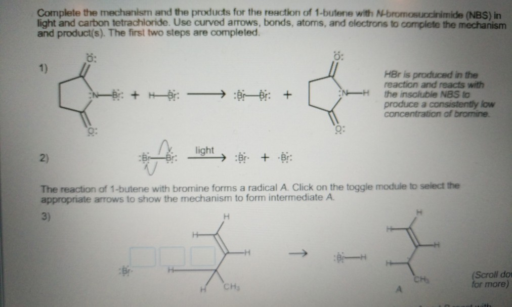 Solved Complete The Mechanism And The Products For The Chegg