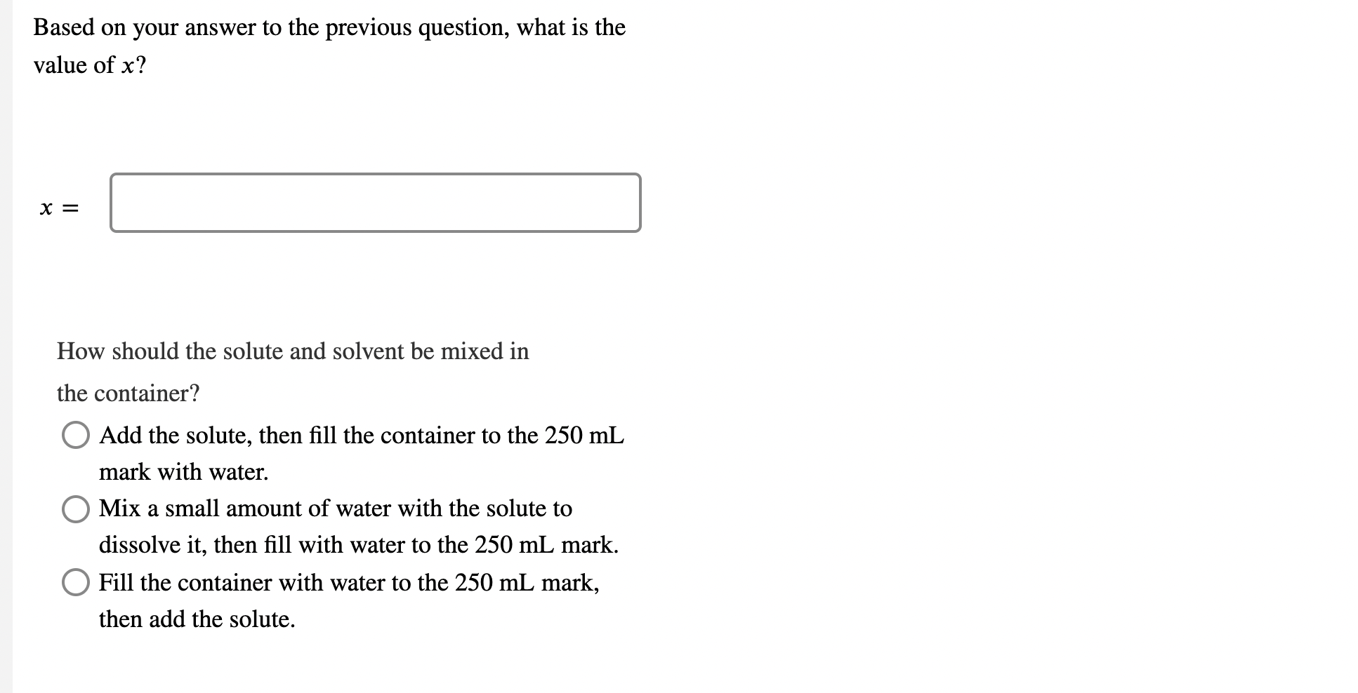 Solved You Need To Prepare Ml Of A M Aqueous Chegg