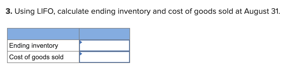 Solved Required Information Problem B Calculate Ending Chegg