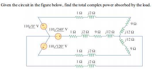 Solved Given The Circuit In The Figure Below Find The Total Chegg