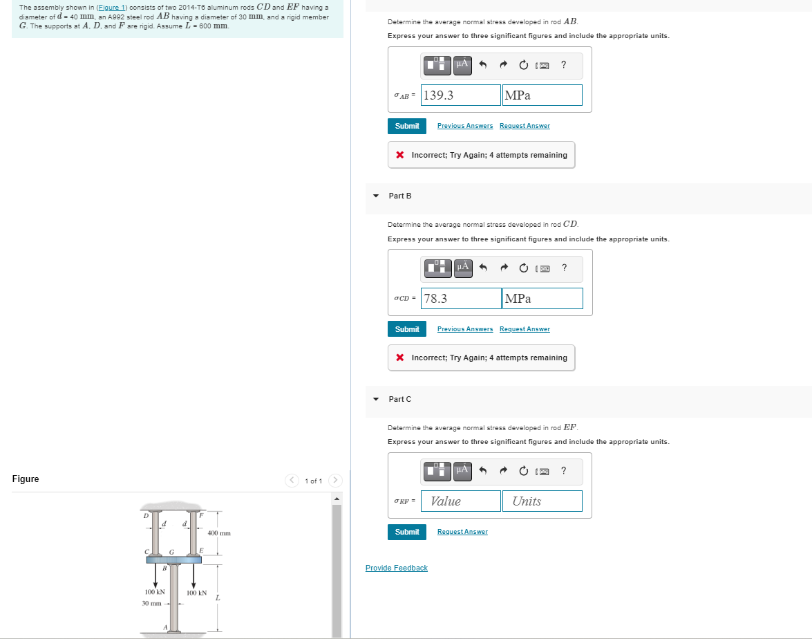 Solved The Assembly Shown In Figure Consists Of Two Chegg