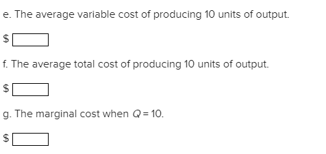 Solved An Economist Estimated That The Cost Function Of A Chegg