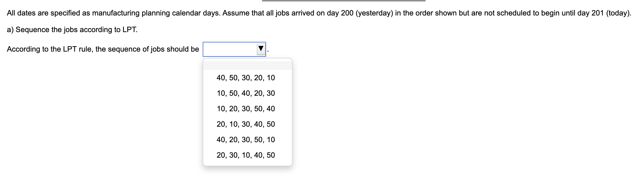 Solved The Following Jobs Are Waiting To Be Processed At A Chegg