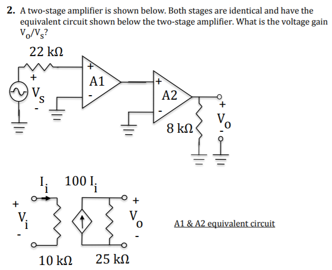 Two Stage Amplifier Circuit