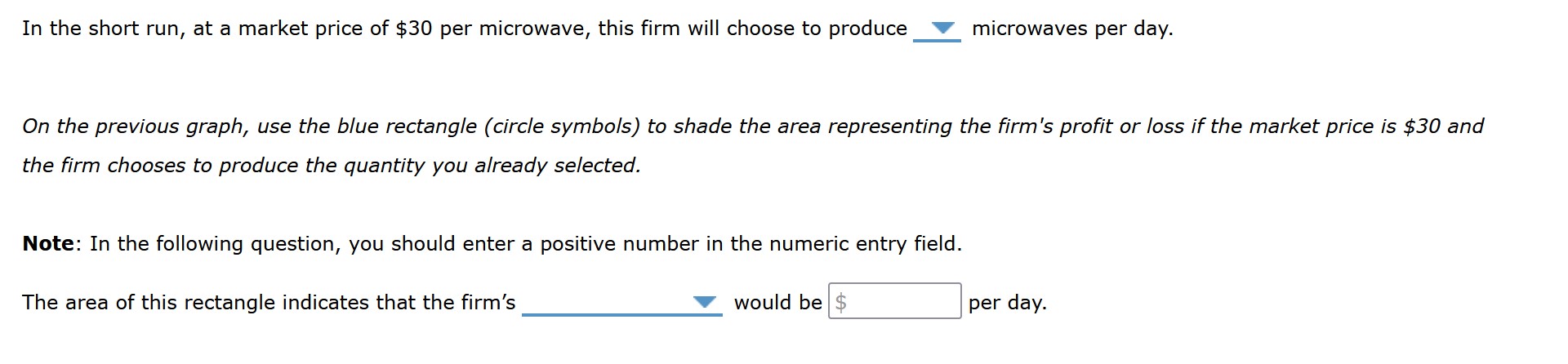 Solved Short Run Profit Maximization Or Loss Minimization Chegg