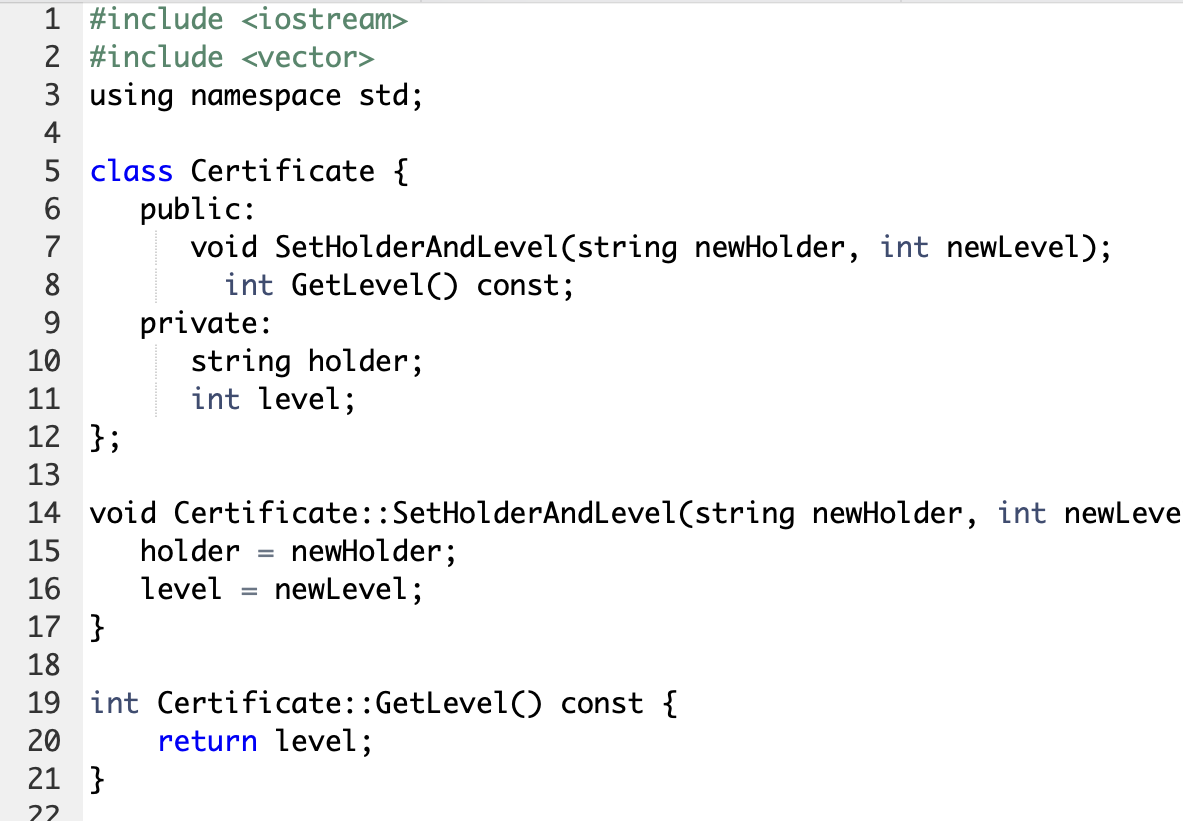 Solved The Program First Reads Integer CertificateCount From Chegg