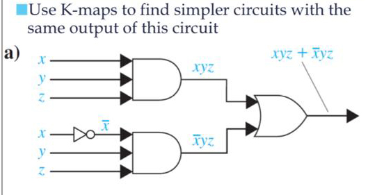 Solved Use K Maps To Find Simpler Circuits With Thesame Chegg