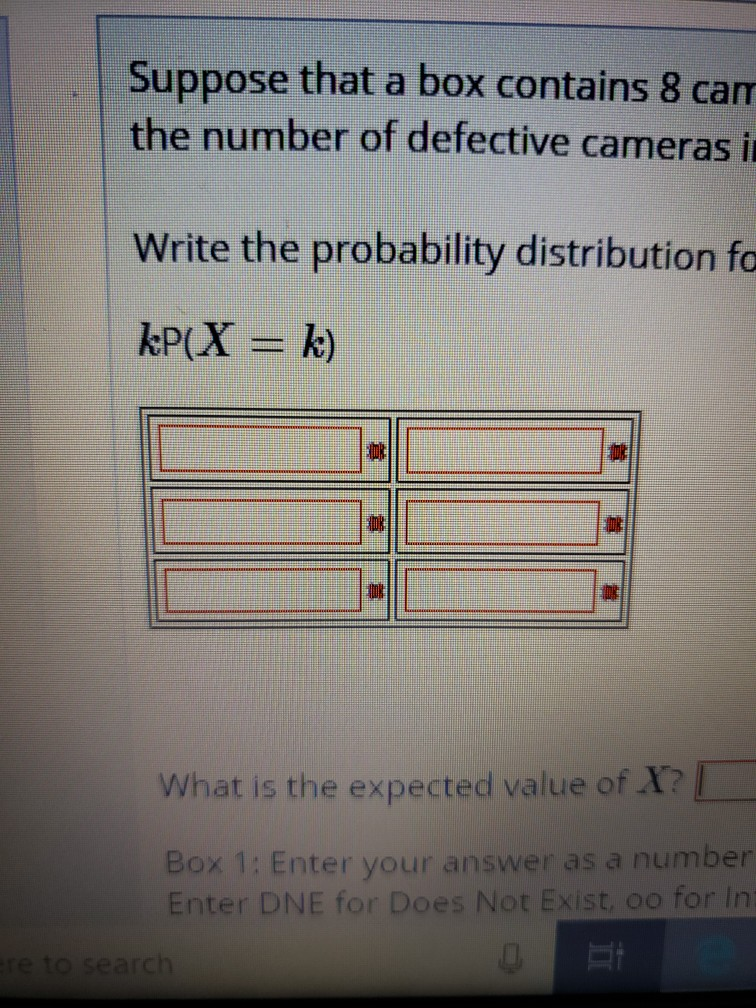 Solved Suppose That A Box Contains Cameras And Of Them Chegg