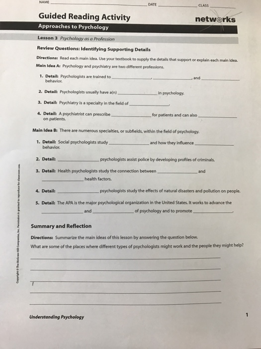 date-cass-guided-reading-activity-networks-approac-chegg