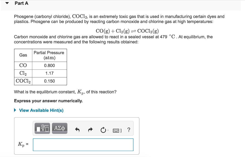 Solved Calculating Equilibrium Constants Constants Chegg