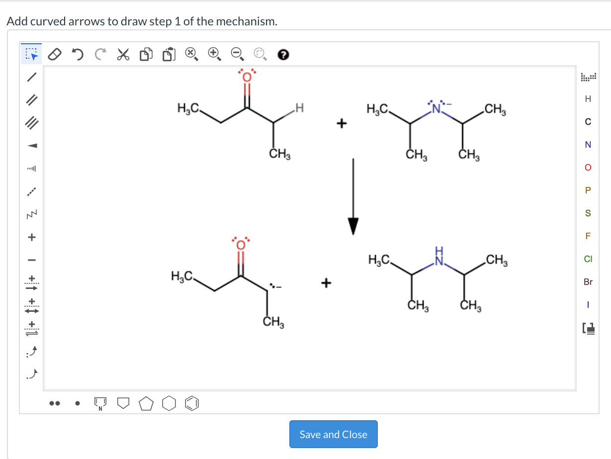 Solved Add Curved Arrows To Draw Step Of The Mechanism O Chegg