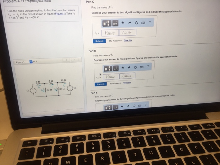 Solved Problem Pspice Multisim Part A Use The Chegg