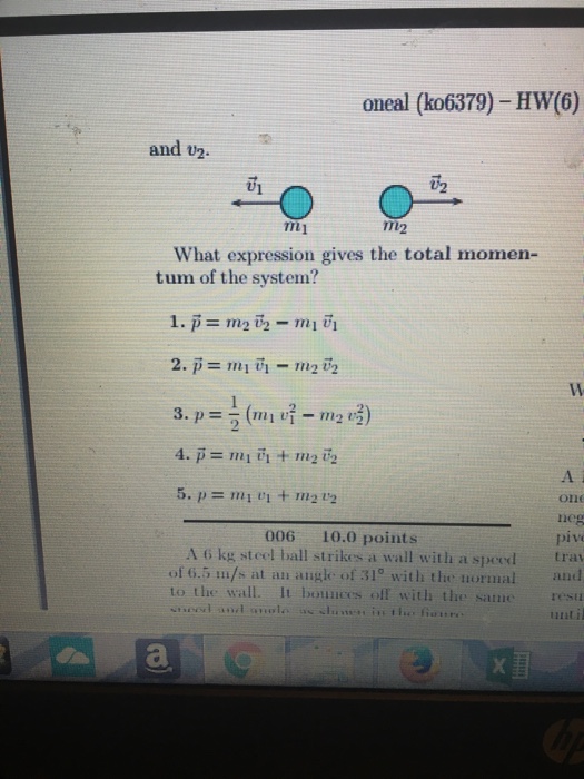 Solved A System Consists Of Two Particles Moving As Shown Of Chegg