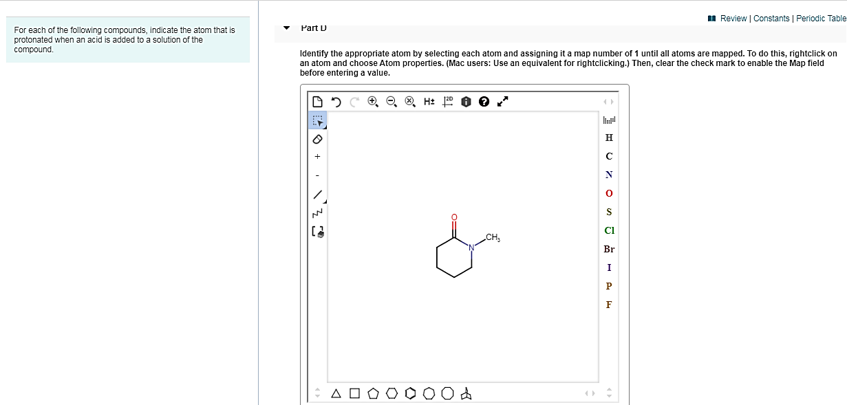 Solved A Review Constants Periodic Table For Each Of The Chegg