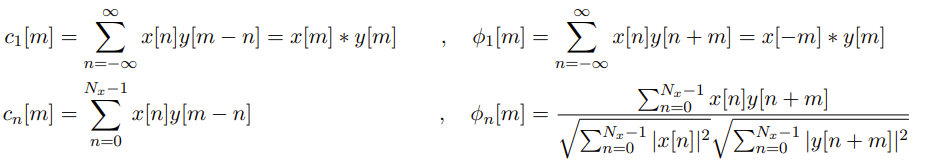 Question Convolution Cross Correlation Chegg