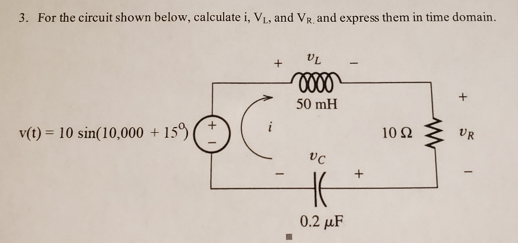 Solved For The Circuit Shown Below Calculate I Vl And Chegg