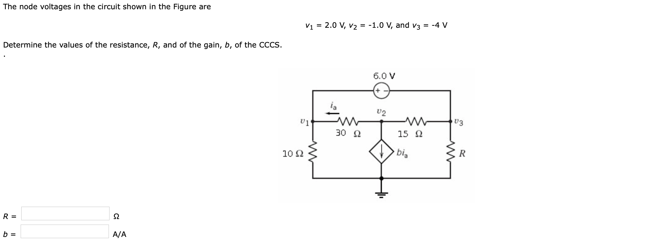 Solved The Voltages Va Vb And Vc In The Figure Are The Chegg