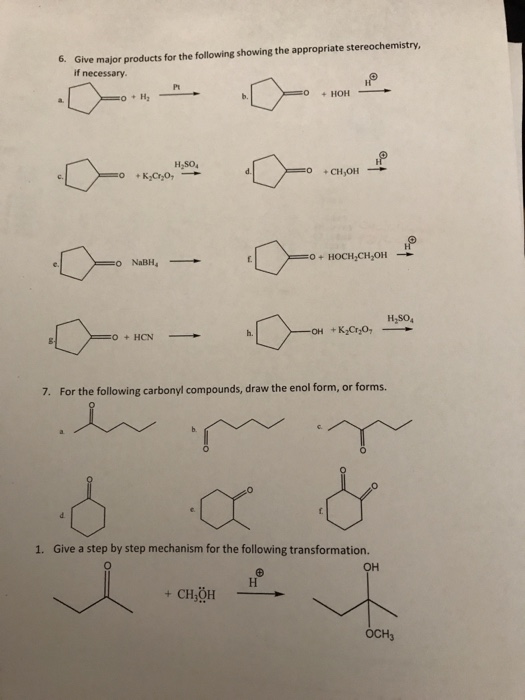 Solved CHEMISTRY 122 ALDEHYDE AND KETONE WORKSHEET MAY 09 Chegg